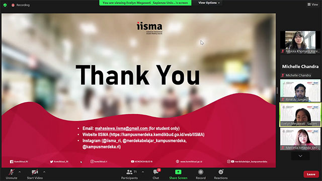 QnA time with IISMA awardees