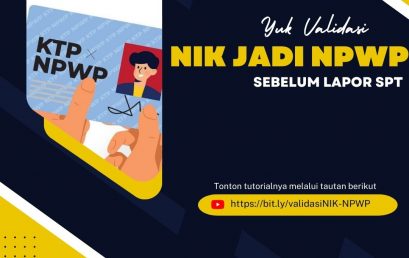 Yuk Validasi NIK menjadi NPWP