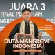 Juara 3 Duta Mangrove Indonesia